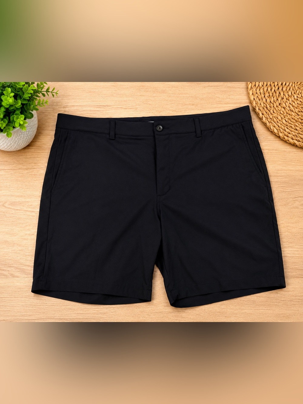 PGA TOUR Performance Golf Shorts Men’s Size 38 Black Flat Front Stretch